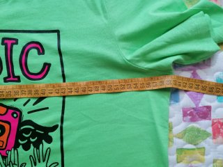 Camiseta Only verde estampado grafico