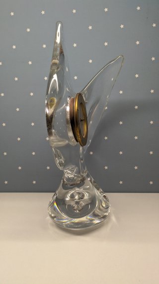 Antiguo Reloj Cristal Schneider Francia Años 50
