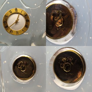 Antiguo Reloj Cristal Schneider Francia Años 50