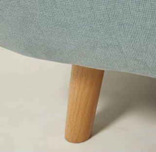SofáCama 2 Plazas Verde Agua Topper viscoelástico
