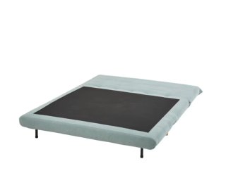SofáCama 2 Plazas Verde Agua Topper viscoelástico