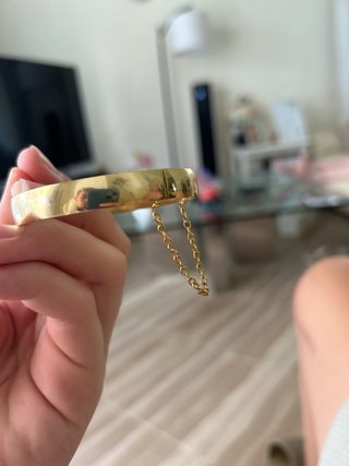 Pulsera Chapada en Oro
