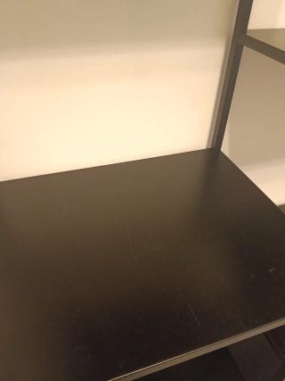 Estantería Negra Diseño Metálica