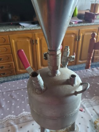 Arenadora artesanal para piezas