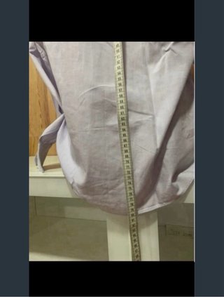 Camisa de vestir manga larga morada