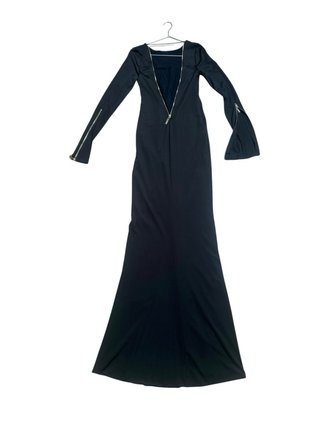 Abito lungo Mangano nero XS nuovo