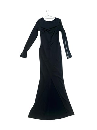 Abito lungo Mangano nero XS nuovo