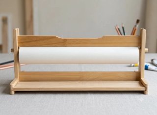 Portarrollos Dibujo Ikea MALA Bambú+3 rollos papel