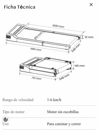 Cinta Correr Plegable FlexiSpot PortaGo