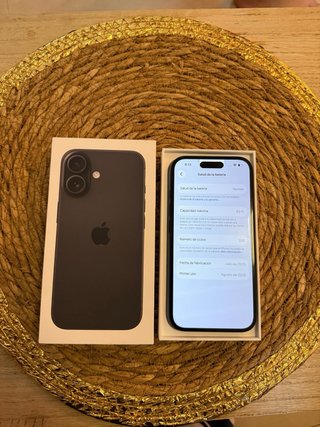 iPhone 16 128GB Negro en perfecto estado