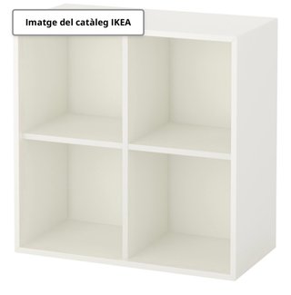 2 módulos de Almacenaje Ikea EKET gris.