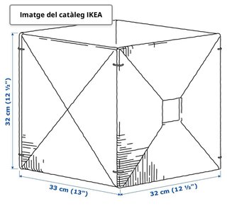 2 módulos de Almacenaje Ikea EKET gris.