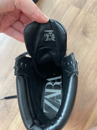 Botines negros de piel con plataforma
