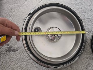 Coppia coperchi AMC Secuquick 30 cm e 24cm