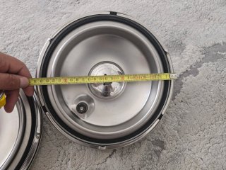 Coppia coperchi AMC Secuquick 30 cm e 24cm