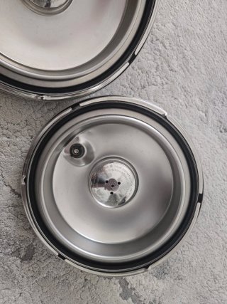 Coppia coperchi AMC Secuquick 30 cm e 24cm