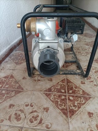 Motobomba gasolina como nueva