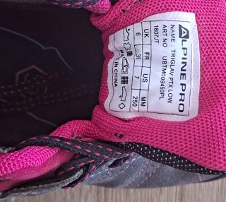 Zapatillas senderismo Alpine Pro mujer T39