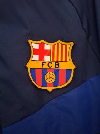 Cortavientos Nike FC Barcelona Azul/Rojo