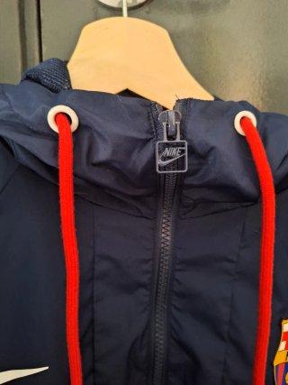 Cortavientos Nike FC Barcelona Azul/Rojo