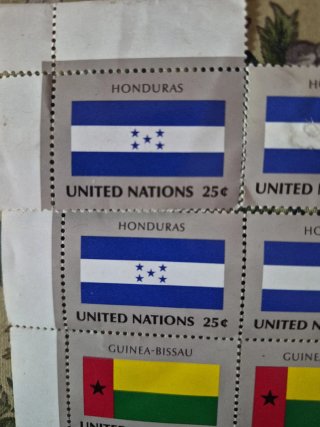 Sellos Naciones Unidas Honduras Guinea-Bissau