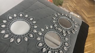 Cuadro de Corán Plateado con Marco