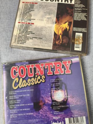 Lote 4 CDs Country Classics