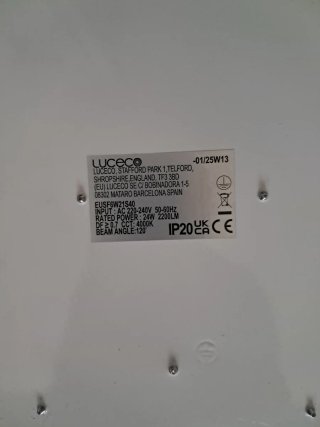 2.- Lámparas LED 60x17x6