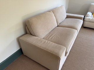 Sofá 3 plazas beige Kivik Ikea