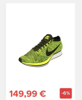 Zapatillas Nike Flyknit Negras y amarillas