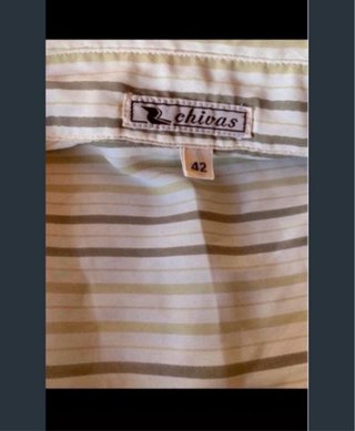 Camisa de manga larga con rayas