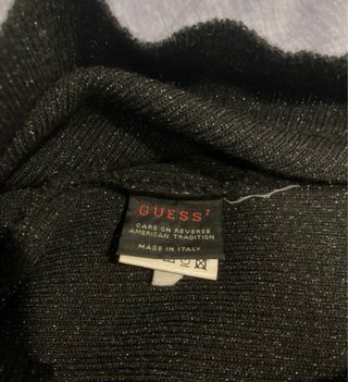 Top Guess Negro Lana