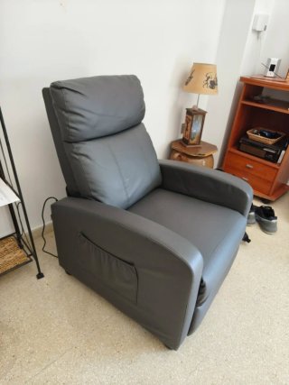 Sillón masajeador reclinable eléctrico