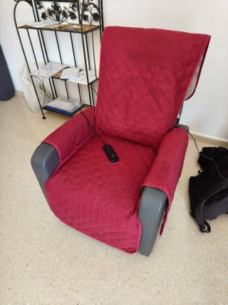 Sillón masajeador reclinable eléctrico
