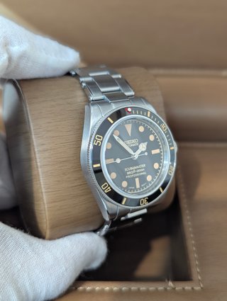 Reloj Seiko Mod Scubamaster Negro Plateado Naranja