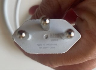 Cable alargador Apple Enchufe Suizo Tipo J