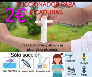 Succionador para picaduras