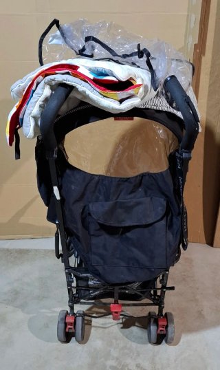 Cochecito bebes Mclaren Regalo 2 fundas y permeabl