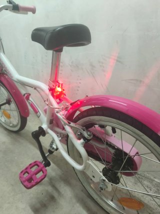 Bicicleta infantil B'TWIN Rueda 16 Rosa