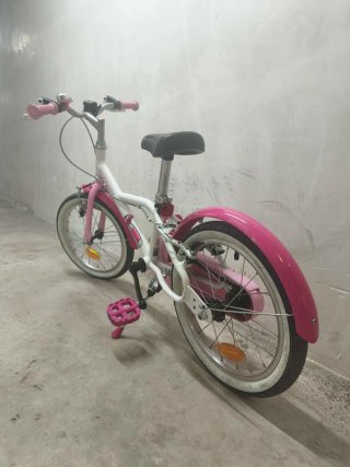 Bicicleta infantil B'TWIN Rueda 16 Rosa