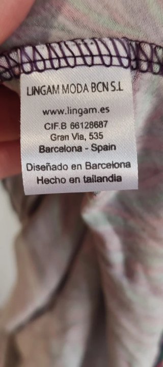 Vestido estampado floral multicolor