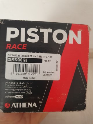 Pistón Athena Race Forjado Beta RR 300 2T