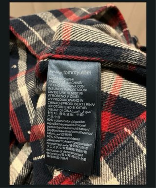 Camisa cuadros Tommy Hilfiger Talla XS