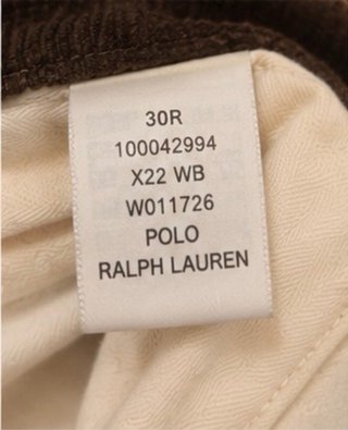 Pantaloni Polo Ralph Lauren a coste 30x34