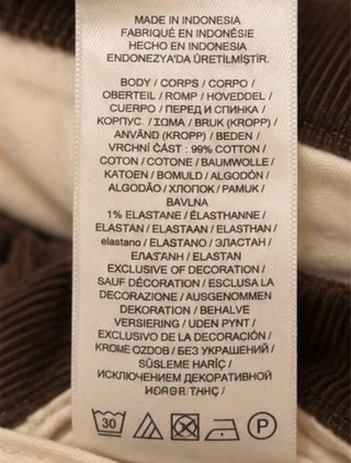 Pantaloni Polo Ralph Lauren a coste 30x34