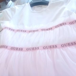 Vestito elegante Guess 10 anni cotone e tulle