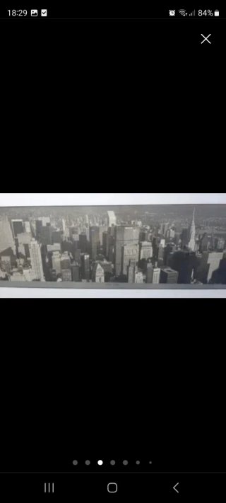 Cuadro Nueva York Blanco y Negro