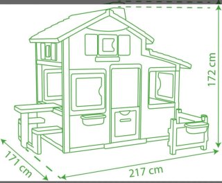 Casa Smoby para niños juegos