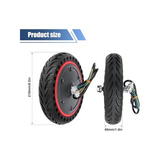 Ruedas macizas motor para Xiaomi scooter