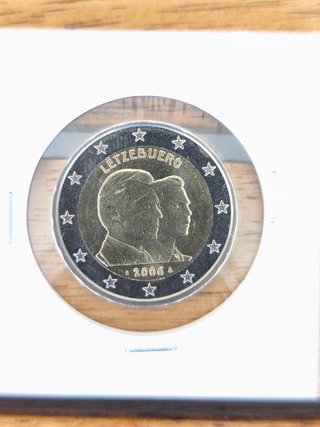 2 Euro Commemorativo Lussemburgo 2006 FDC